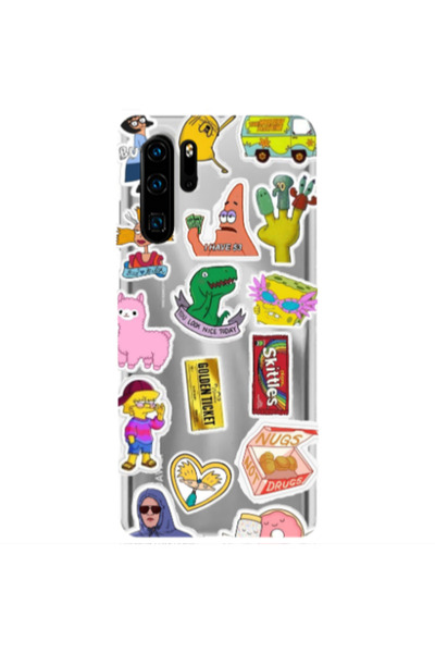 Other Huawei P30 Pro best cartoons Transparent Silicone TPU Θήκη