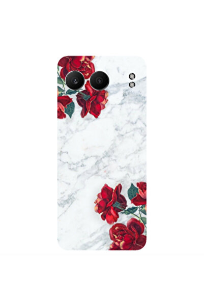 Other Oneplus Nord 4 Marble and roses Transparent Silicone TPU Θήκη