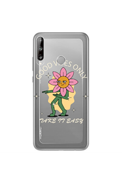 Other Huawei P40 Lite E Good Vibes Only Transparent Silicone TPU Θήκη