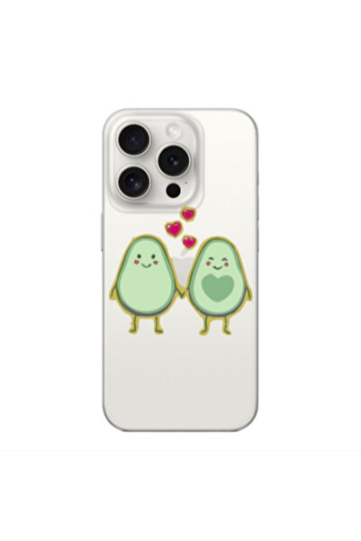 Other Apple iPhone 15 Pro Max Avocados Transparent Silicone TPU Θήκη