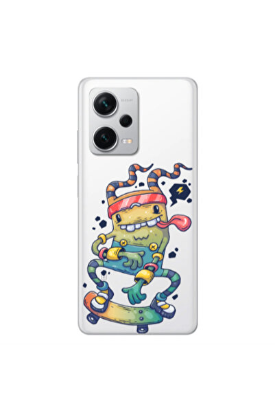 Other Xiaomi Redmi Note 12 5G Dangerous task Transparent Silicone TPU Θήκη