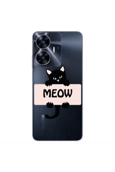Other Realme Note 50 Meow Transparent Silicone TPU Θήκη