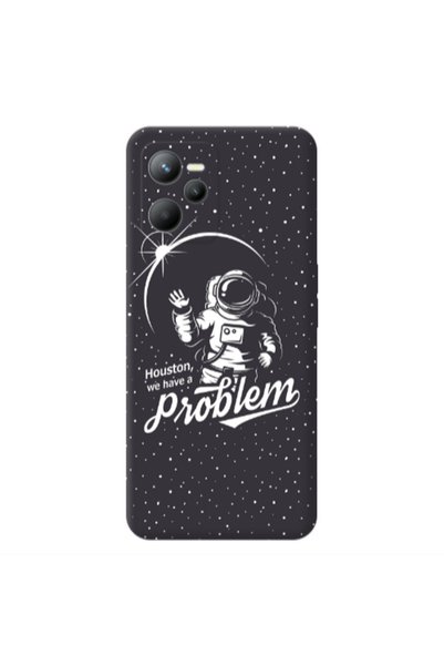 Other Realme C35 Houston We Have A Problem Transparent Silicone TPU Θήκη