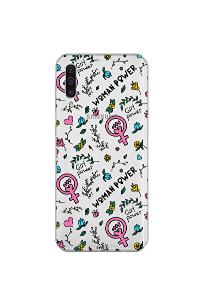 Other Samsung A70 Woman Power Transparent Silicone TPU Θήκη