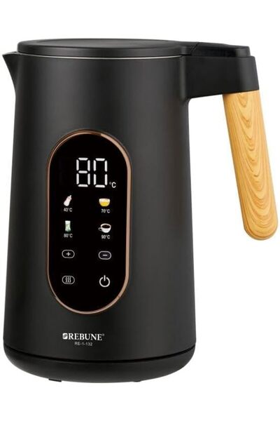 rebune غلاية كهربائية من الفولاذ، مع شاشة لمس LED، 2200 واط RE-1-132