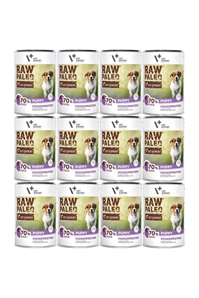 Raw Paleo VetExpert Rață Pui Conservă 12x400g