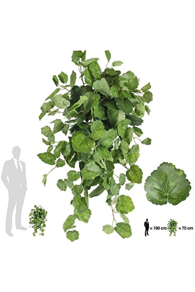Roberto Rossi Muscata artificiala W50xH70 cm cu 202 frunze. verde inchis