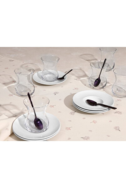 Porland White 6-Person Tea Set