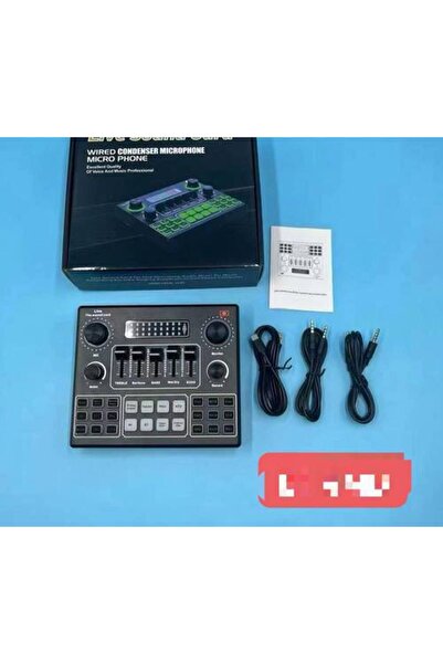 SP Professional Integrated Sound Card for Live Streaming and Recording Black