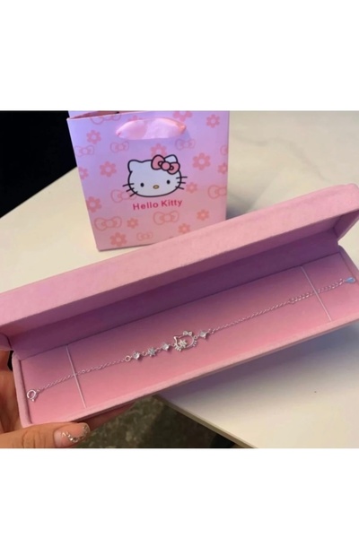 ArtBDesign Hello Kitty Çelik Bileklik Sevgiliye Hediye