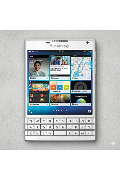 BlackBerry جواز سفر الإصدار الأبيض
