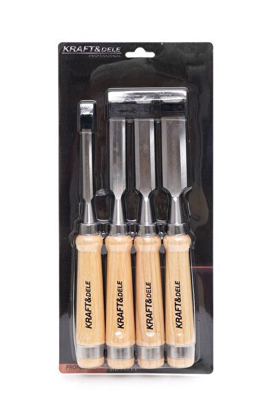 Kraft&dele Carpentry chisel set, Kraft&Dele, 10‑25mm, 4 pieces, KD11771