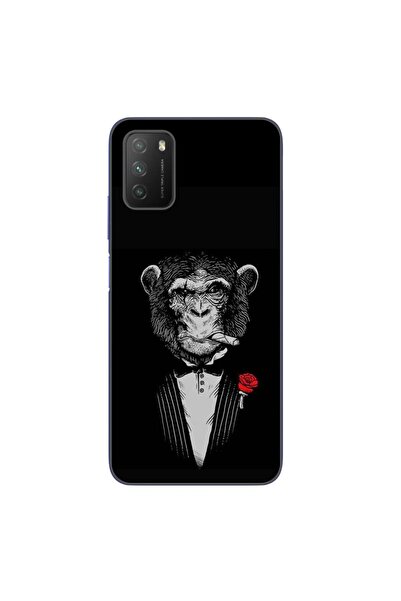 OEM Case compatible with Xiaomi Poco M3 Silicone Gel Tpu Cigar Monkey Pattern