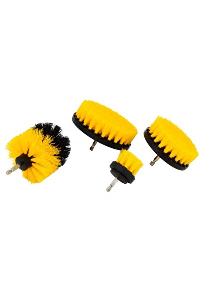 AwTools Set de perii de curățare pentru bormașină, AW55304, 4 piese