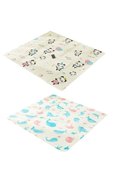 Rao Thermal Play Mat for Children with 2 Sides, RAO, Teddy Bears and Dolphins...