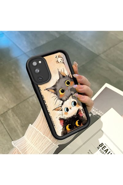 SLIMFELT Samsung Galaxy S20 FE 4G/5G Uyumlu Yüksek Kalite Sevimli Kedi Kılıf,...