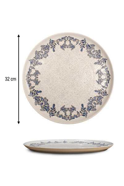 rinart 6-Piece Valencia Serving Plate (Pizza) 32cm Digital Valeria-A
