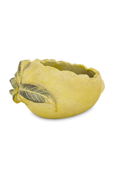 DecoDepot Ceramic lemon pot, 12.5x13x23 cm