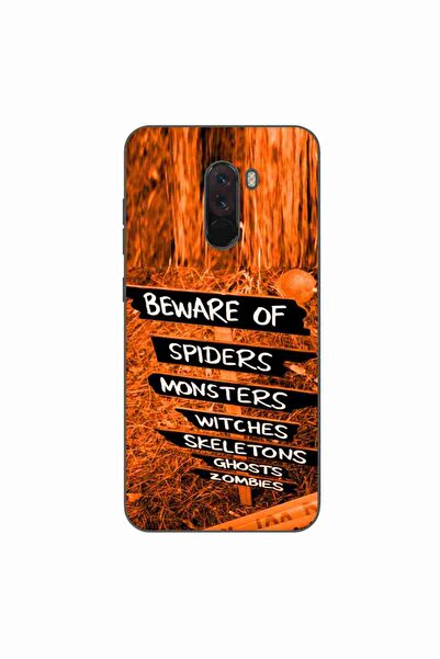 OEM Case compatible with Xiaomi Pocophone F1 Silicone Gel Tpu Pattern Hallowe...