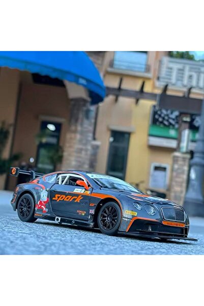 scntoys Bentley Continental Gt3 Diecast Model Car Bentley Gt3 Model Car Gray ...