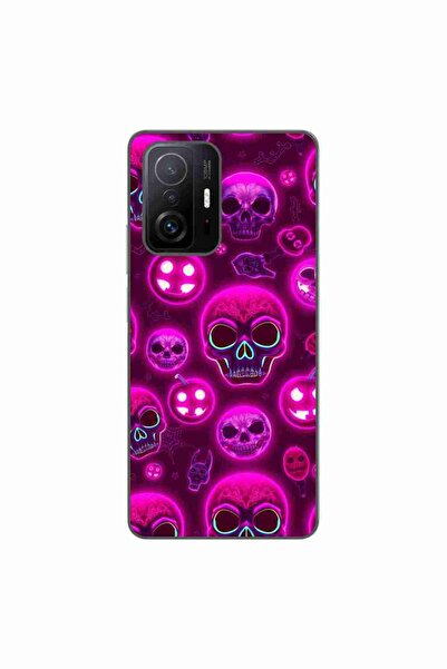 OEM Калъф, съвместим с Xiaomi Mi 11T, Mi 11T Pro, силиконов гел TPU, с киберп...