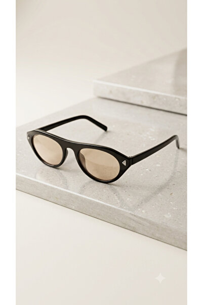 PİYESBOUTİQUE Sole Women's Men's Unisex Cat Eye Sunglasses, Uv Protection, Re...