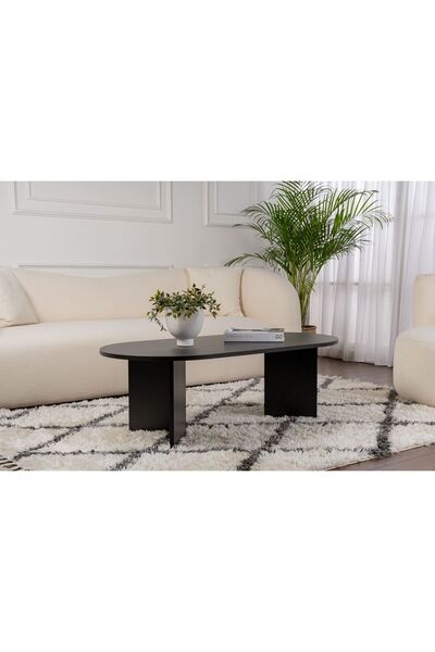 Mourah Home Sable Modern Coffee Table 119cm W - Black M.SH.29166.5