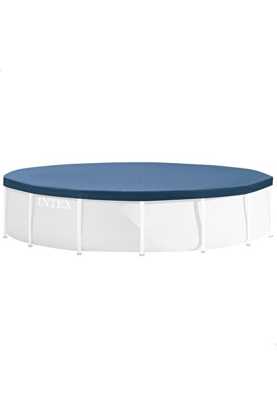 Intex Round Metal Frame Pool Cover - Blue, 3.05 meters