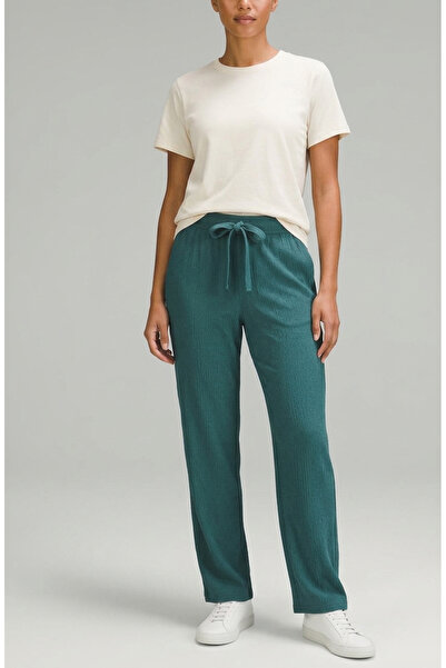 just wear zt Women's Daily Use Ribbed Wide Leg Pants