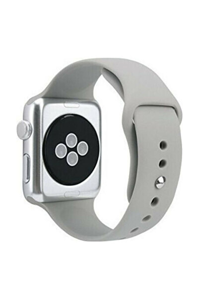 OEM Λουράκι Σιλικόνης με Πείρο Γκρι (Apple Watch 44/45/46mm/Ultra 49mm)