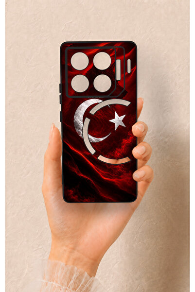 Vip Case İnfinix Gt 20 Pro Uyumlu Kurt Türk Bayrağı Desenli Silikon Kılıf