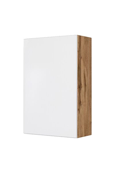 OEM Verciano επιτοίχιο ντουλάπι μπάνιου, 40x64x20 εκ., 1 πόρτα, 2 ράφια, ματ ...