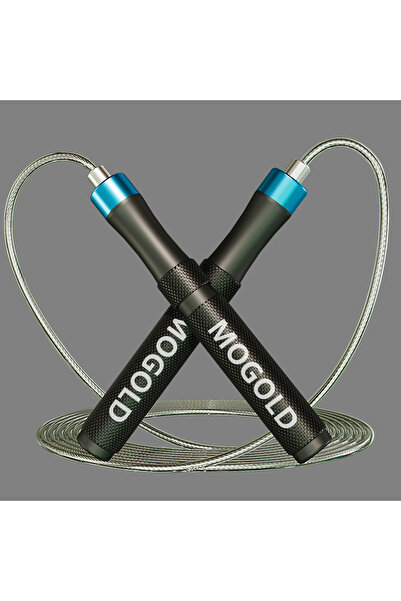 Choice1 T16-Black MOGOLD Professional Speed Jump Rope with Metal Handles, Hig...