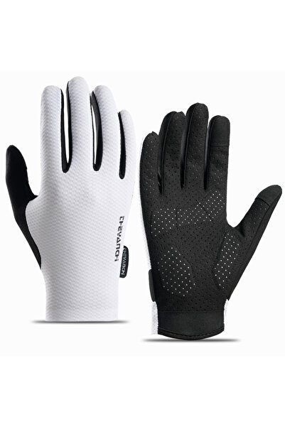 choice2 L White GTUBIKE New Touch Screen Long Full Fingers Gloves Breathable ...