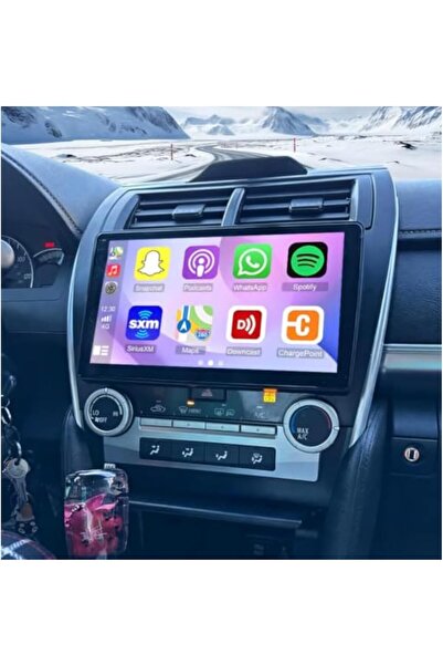 Carplayer شاشة أندرويد لتويوتا كامري موديل 2012-2017، 6 جيجابايت رام، 128 جيج...