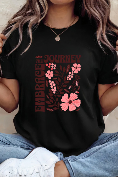 Sarah's Boutique Women's T-shirt – 100% cotton – Embrace Journey
