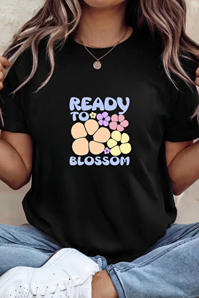 Sarah's Boutique Women's T-shirt – 100% cotton – Ready Blossom