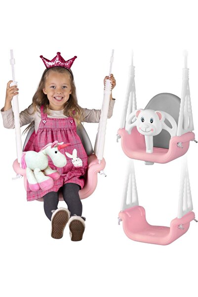 Ricokids Leagăn-găleată 3-în-1 Ursuleț de pluș, Roz