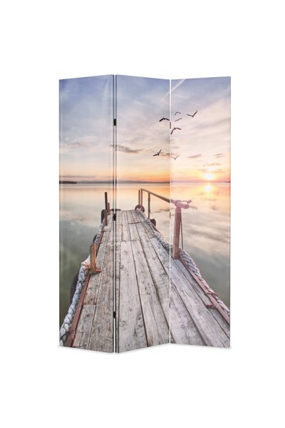 vidaxl Paravan de cameră pliabil, 120 x 170 cm, imprimeu lac