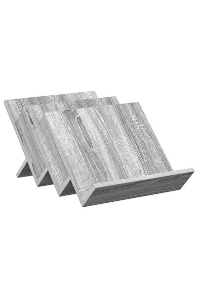 vidaxl Raft pentru reviste Gri Sonoma 53 x 40 x 28.5 cm Lemn compozit