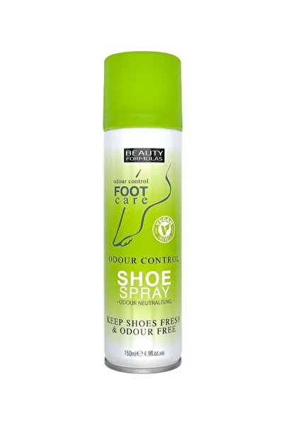 BEAUTY FORMULAS Odour Control Shoe Spray, Keeps Shoes Fresh & Odour Free, 150Ml