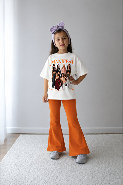 Belya Kids Wear طقم ملابس للفتيات بتصميم أوفر سايز من بيليا كيدز مانيفست 54 م...