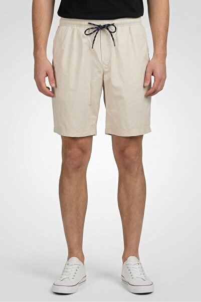 Tommy Hilfiger Men Drawstring Plain Chino Shorts, Beige