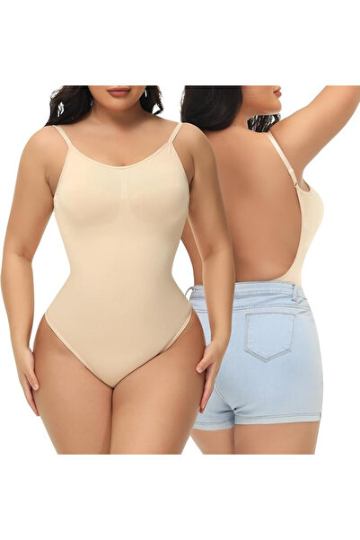 OEM Body Modelator Figninget pentru Femei – Tanga Fără Cusături, Spate Decupa...