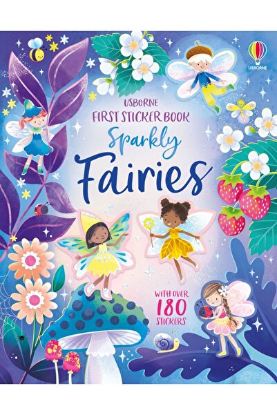 Usborne Carte pentru copii, Usborne, Prima carte cu autocolante Zâne străluci...