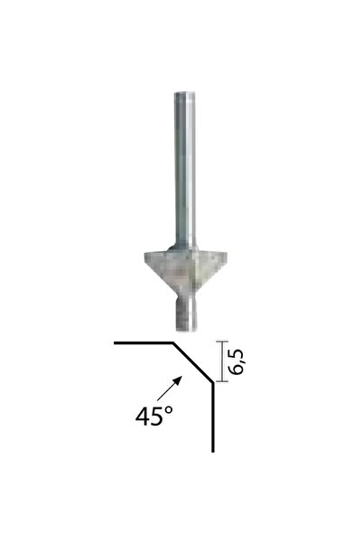 Proxxon Freza pentru tesirea muchiilor, 45grade