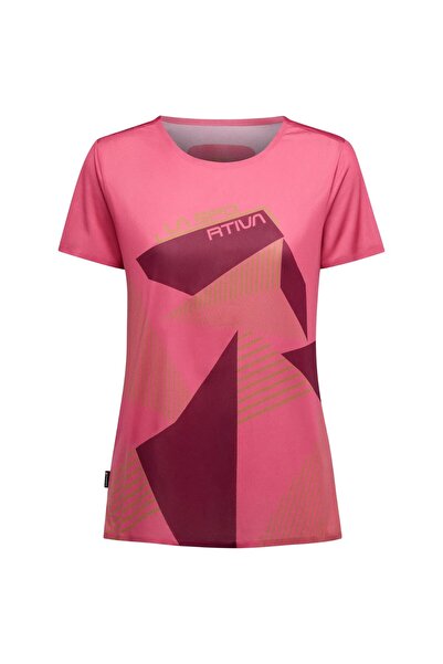 La Sportiva Tricou de escaladă pentru femei, Roșu/Trandafiriu - S