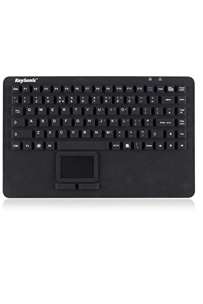 RaidSonic IcyBox KeySonic Αδιάβροχο Πληκτρολόγιο με Επιφάνεια Αφής, Μαύρο