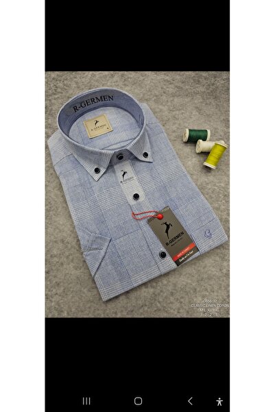 Cinar erkek giyim Men's Shirt Short Sleeve Pocket Linen Summer Classic Dad