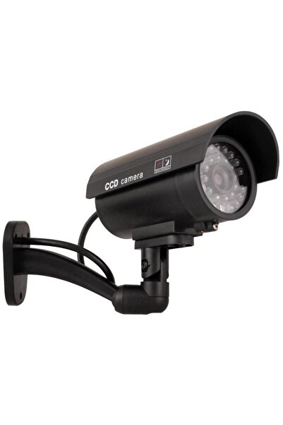 Maclean IR9000B Ψεύτικη Κάμερα Παρακολούθησης με IR LED, Μαύρη